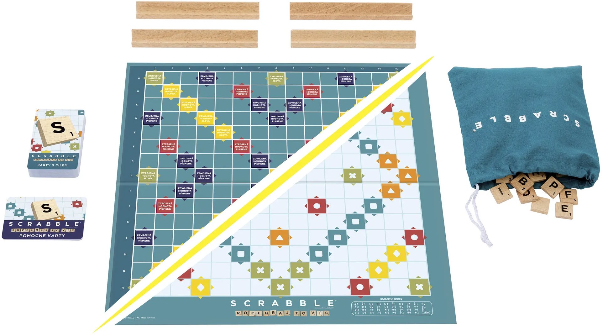 Scrabble fa kiadás, cseh