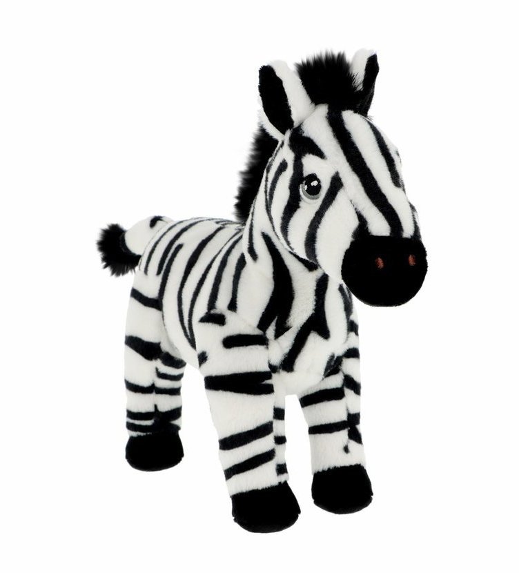 Keel Toys SE3699 Keeleco Zebra öko-plüssjáték, 25 cm