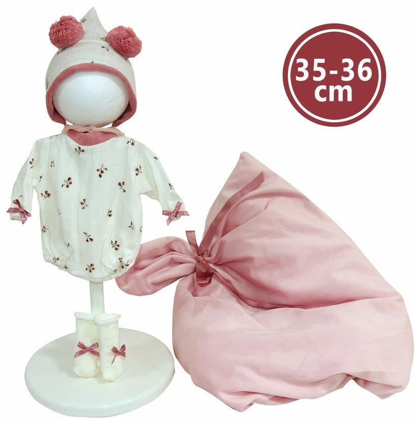 Llorens M635-78 New Born játékbaba ruha, 35-36 cm méretű