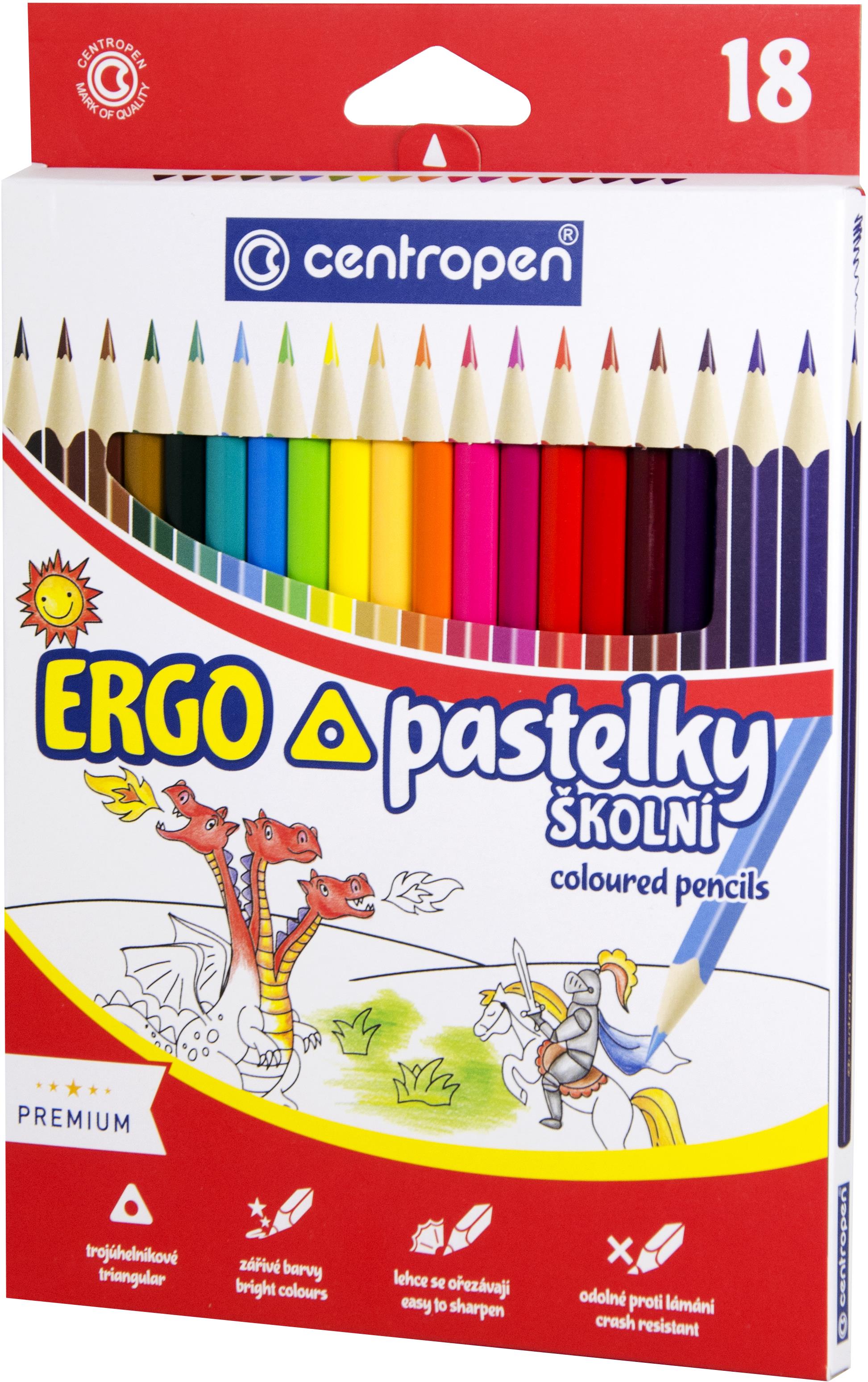 Centropen 9521, háromszögletű, 18 db