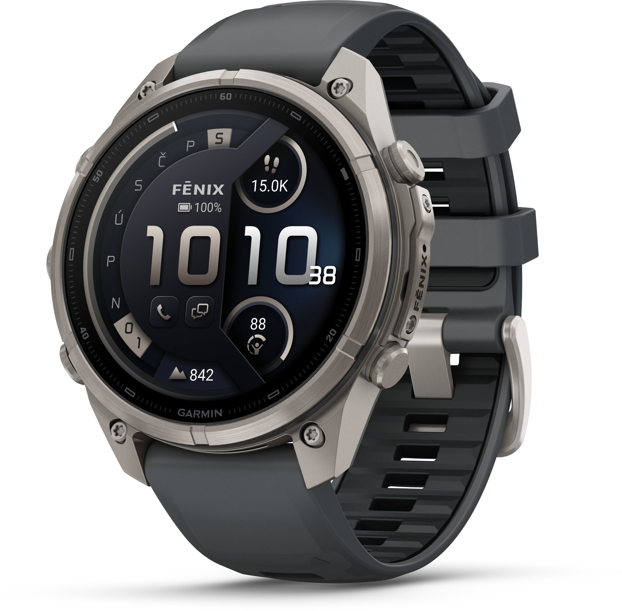 Garmin Fenix 9 Pro 47mm AMOLED inReach Titanium Graphite/Black