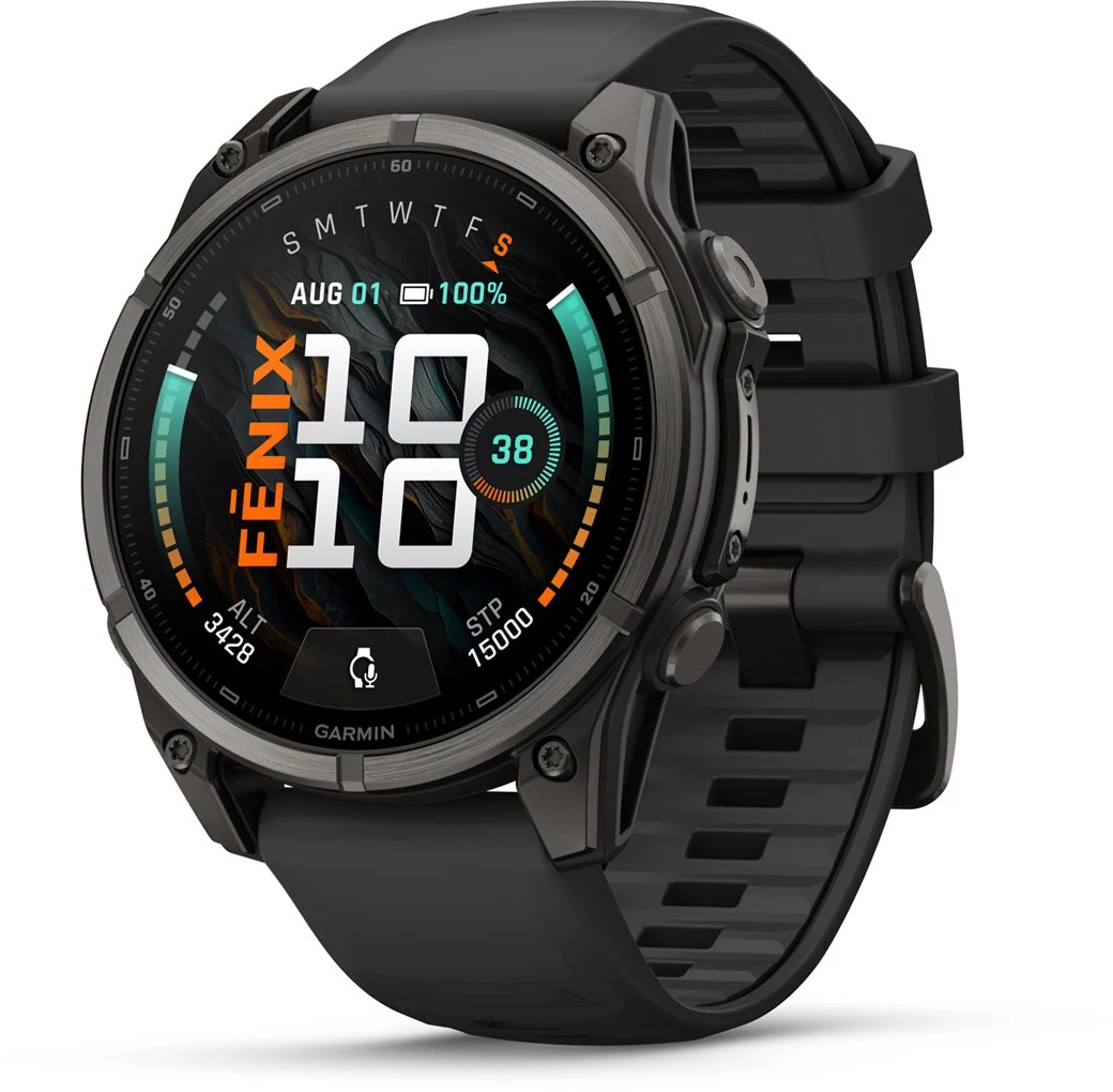Garmin fēnix 9 47 mm AMOLED Carbon Gray DLC Titanium Black
