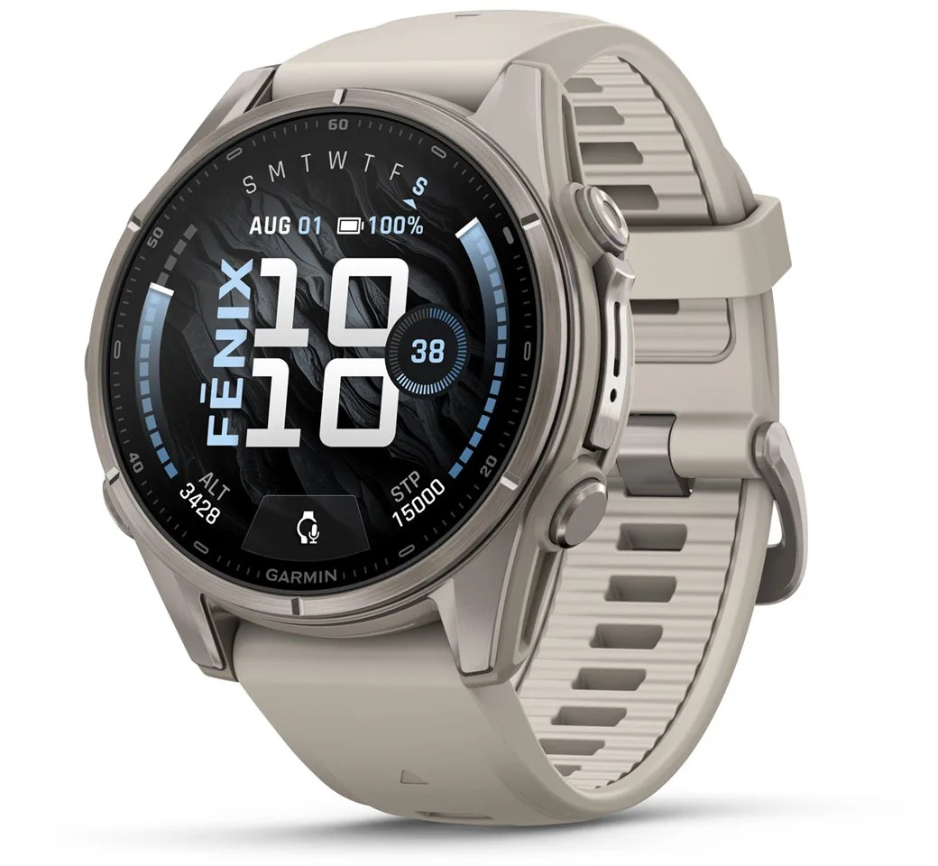 Garmin fēnix 9 43 mm AMOLED Titanium Fog Gray