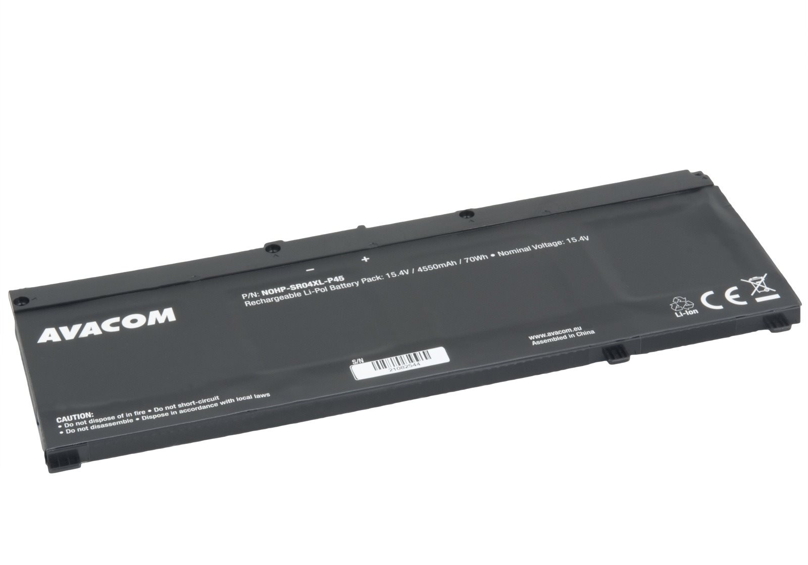 AVACOM SR04XL HP OMEN 15-ce/dc/cb Pavilion 15cx akkumulátor Li-Pol 15,4 V 4550 mAh 70 Wh