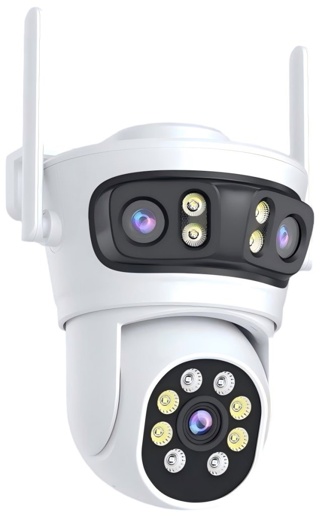 Immax NEO LITE Triple Smart kültéri, 355° 90° P/T, WiFi, 2MP+2MP+2MP