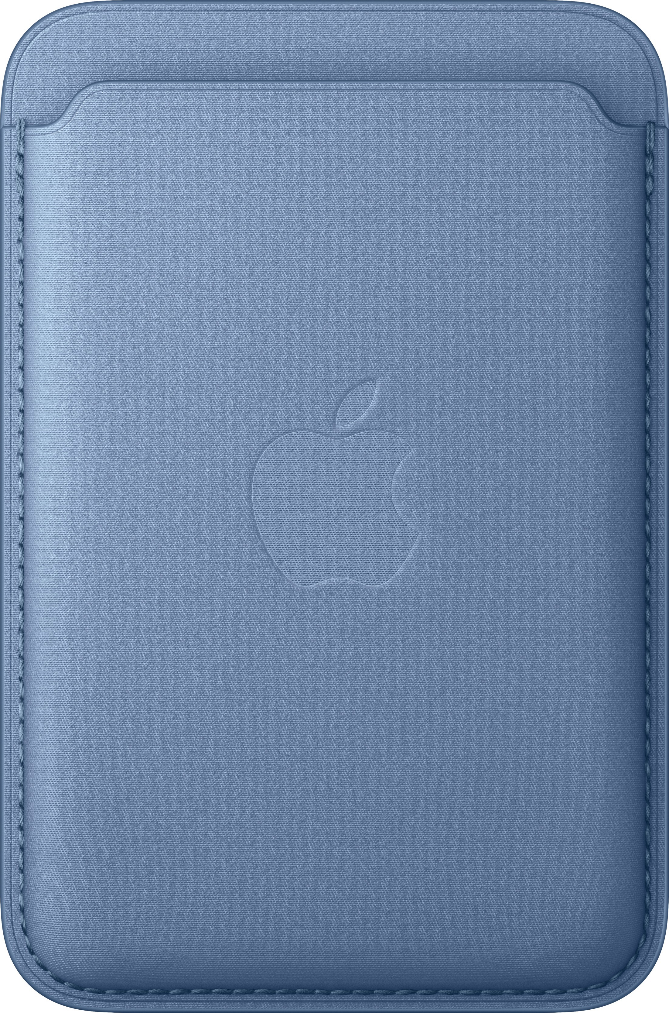 Apple iPhone FineWoven-szövet MagSafe pénztárca, búzavirágkék