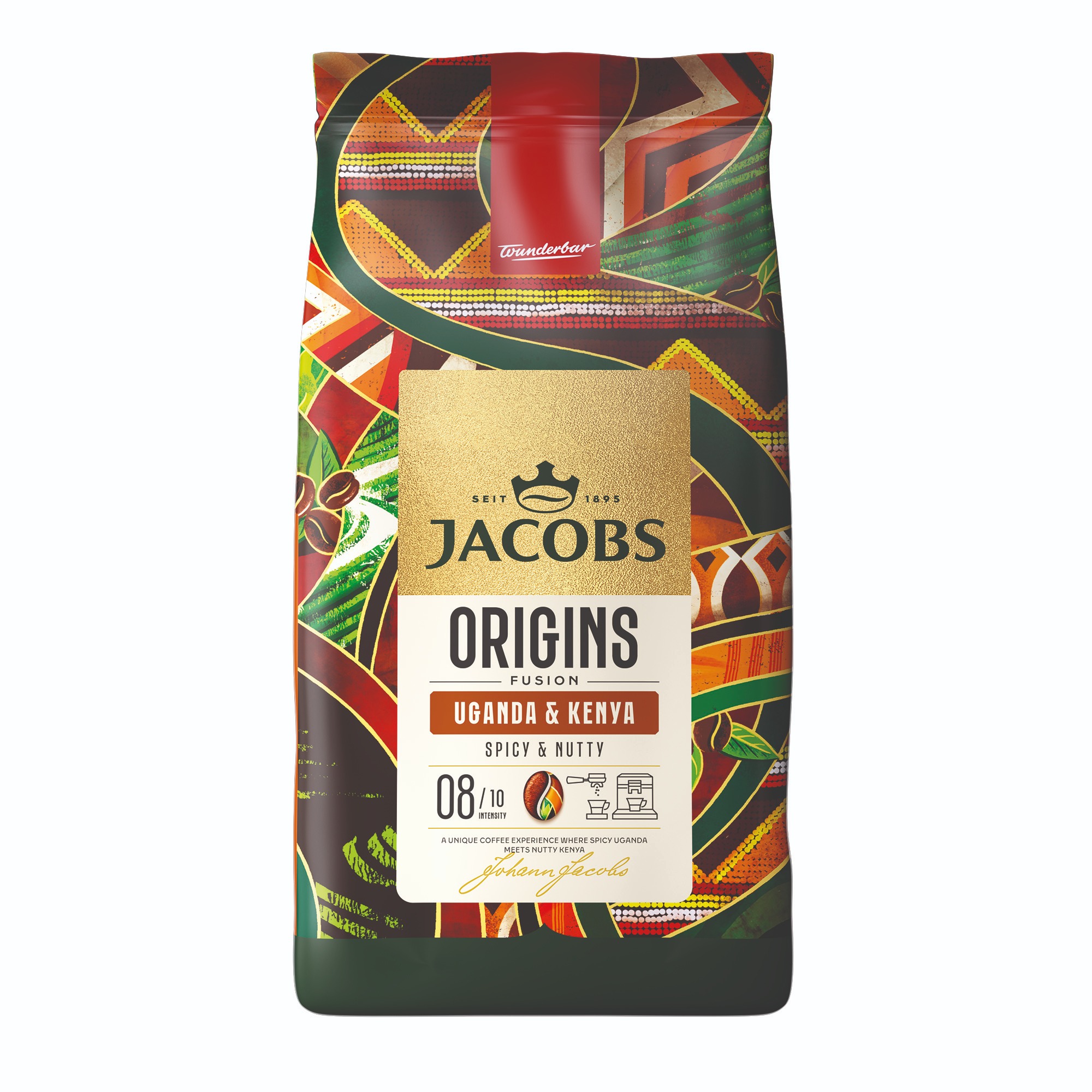 JACOBS Origins Kenya és Uganda, szemes, 1000 g