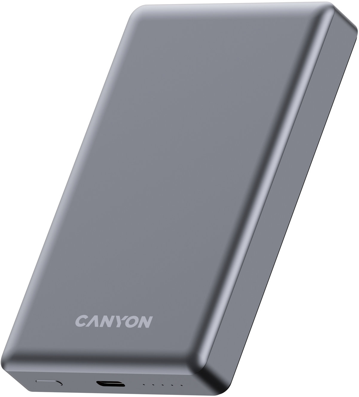 Canyon PB-510, 10000 mAh, Magsafe wireless, 20 W, Dark grey