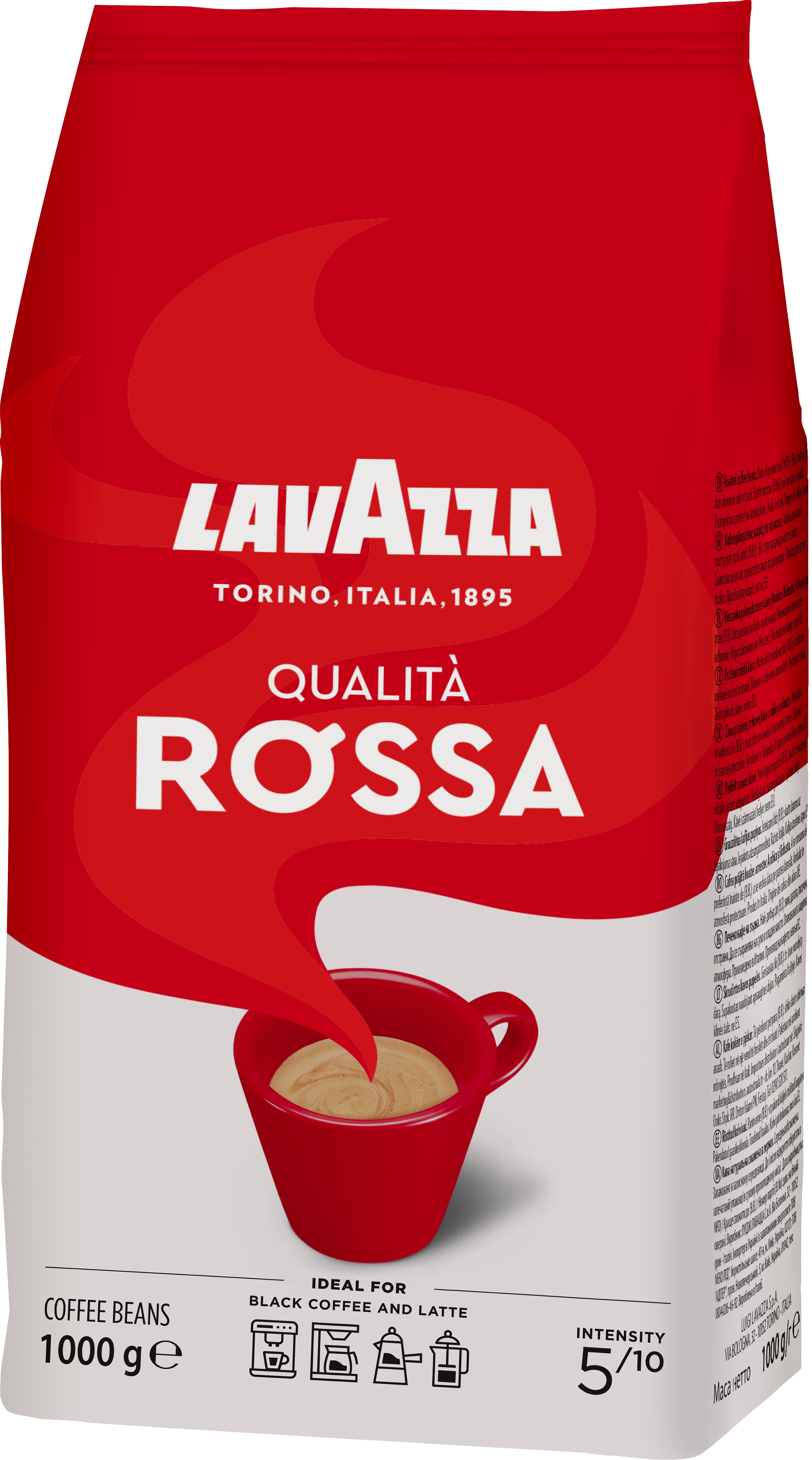 Lavazza Qualita Rossa, szemes, 1000 g