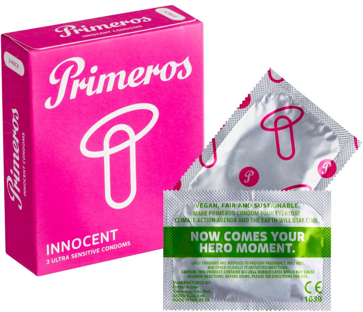 PRIMEROS Innocent ultra vékony óvszer, 3 db