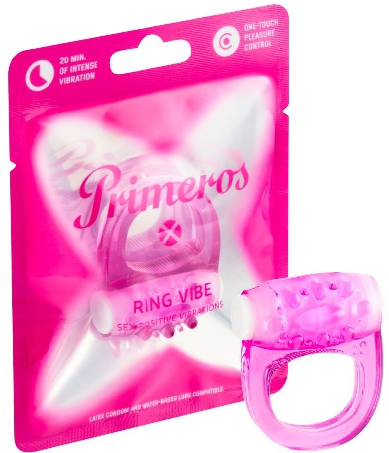 PRIMEROS Finger Vibe gyűszű 20 perc intenzív vibrációért