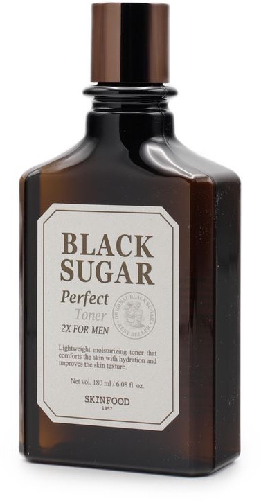 SKINFOOD Black Sugar Perfect Toner 2X For Men 180 ml