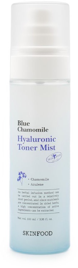 SKINFOOD Blue Chamomile Hyaluronic Toner Mist, 100ml