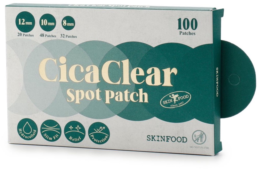 SKINFOOD Cica Clear Spot Patch 100 db
