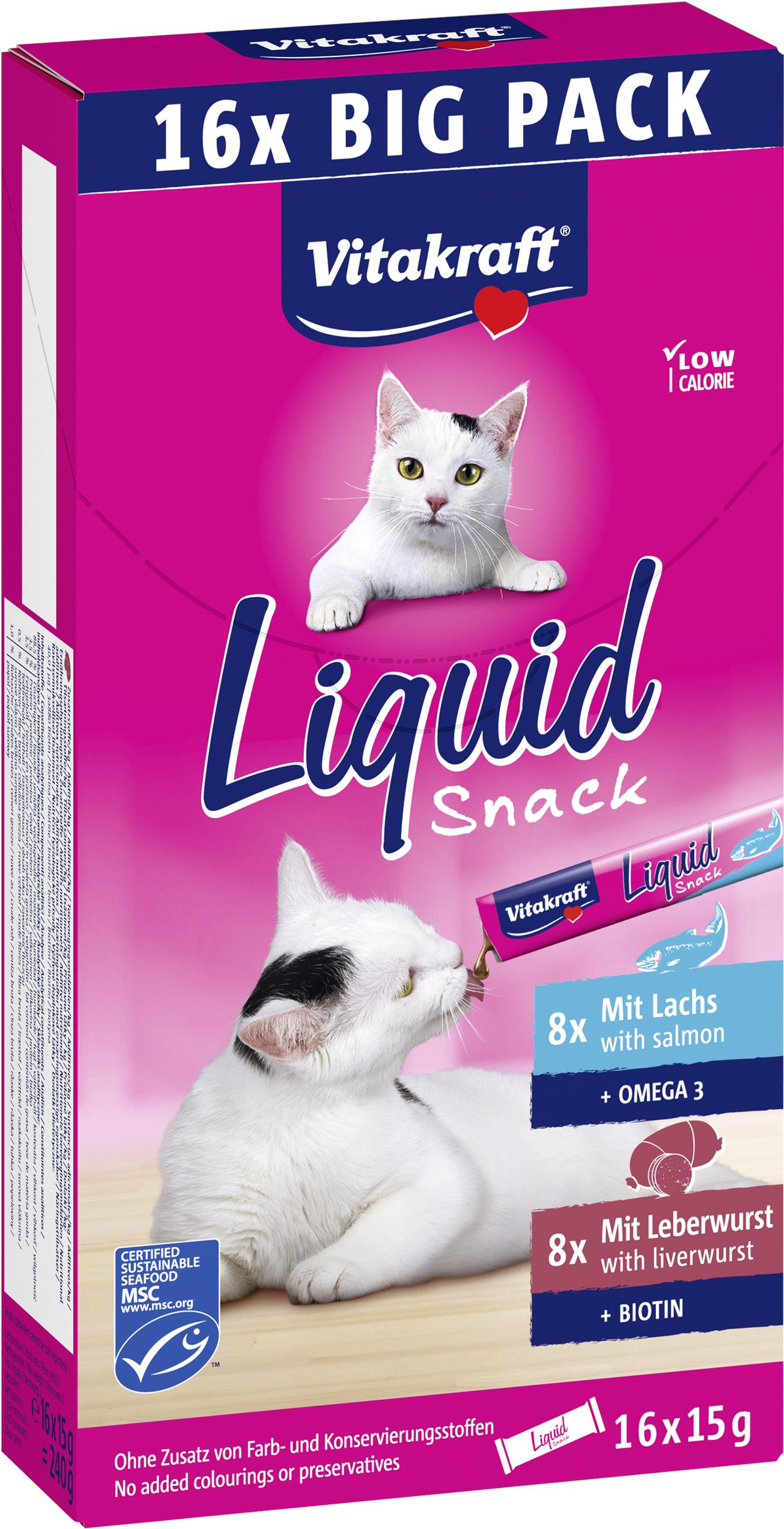 Vitakraft Liquid Snack multipack 16 × 15 g