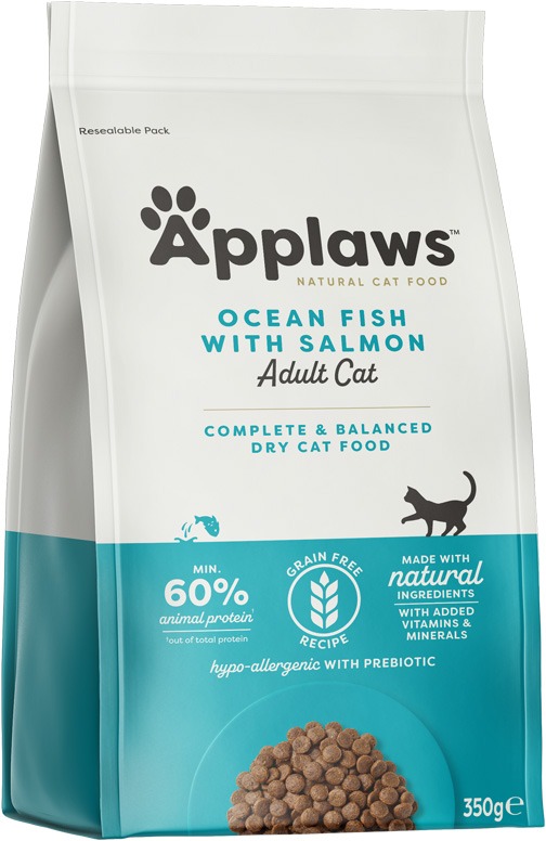 Applaws Cat Adult száraztáp tengeri hal lazaccal 350 g
