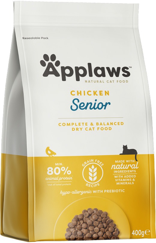 Applaws Cat Senior száraztáp, csirke 400 g