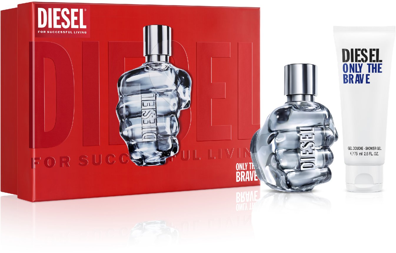 DIESEL Only The Brave Set EDT + tusfürdő, 125 ml
