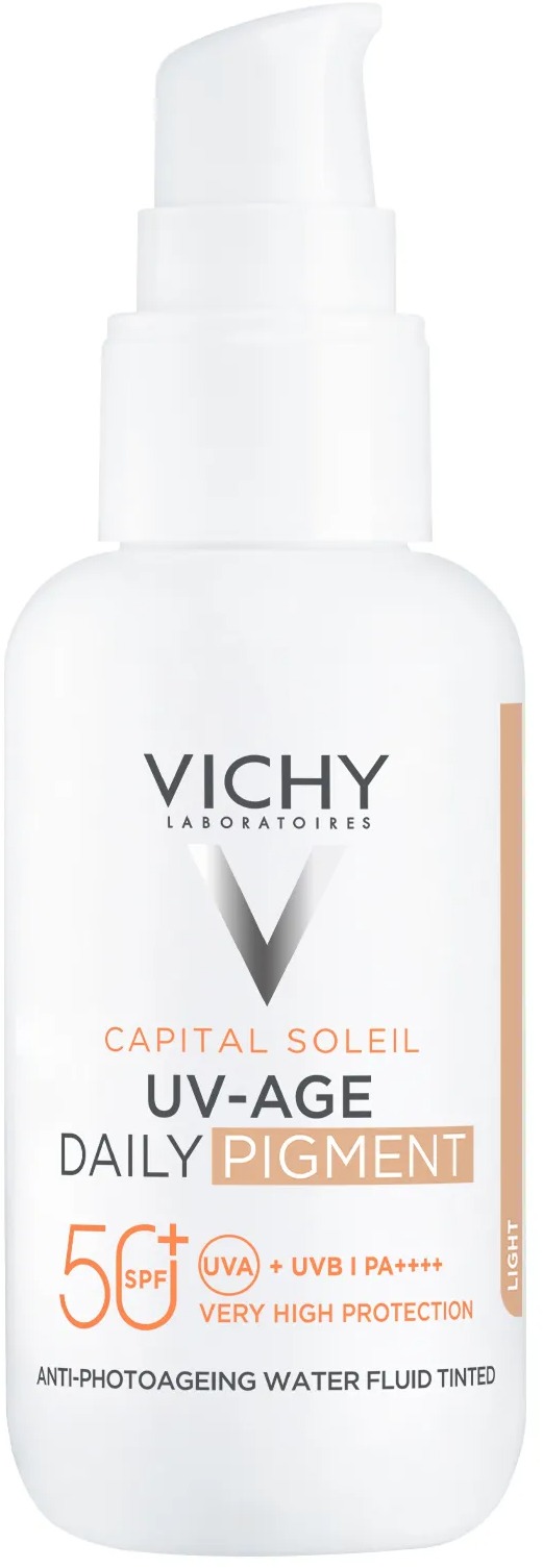VICHY Capital Soleil Uv-Age Daily Pigment Light SPF 50+, 40 ml