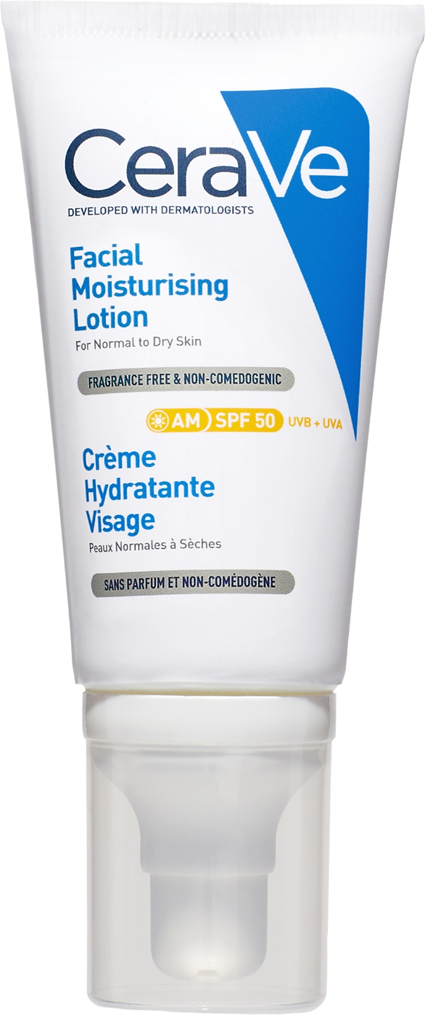 CERAVE Hidratáló arcbőr ápoló SPF 50 52 ml