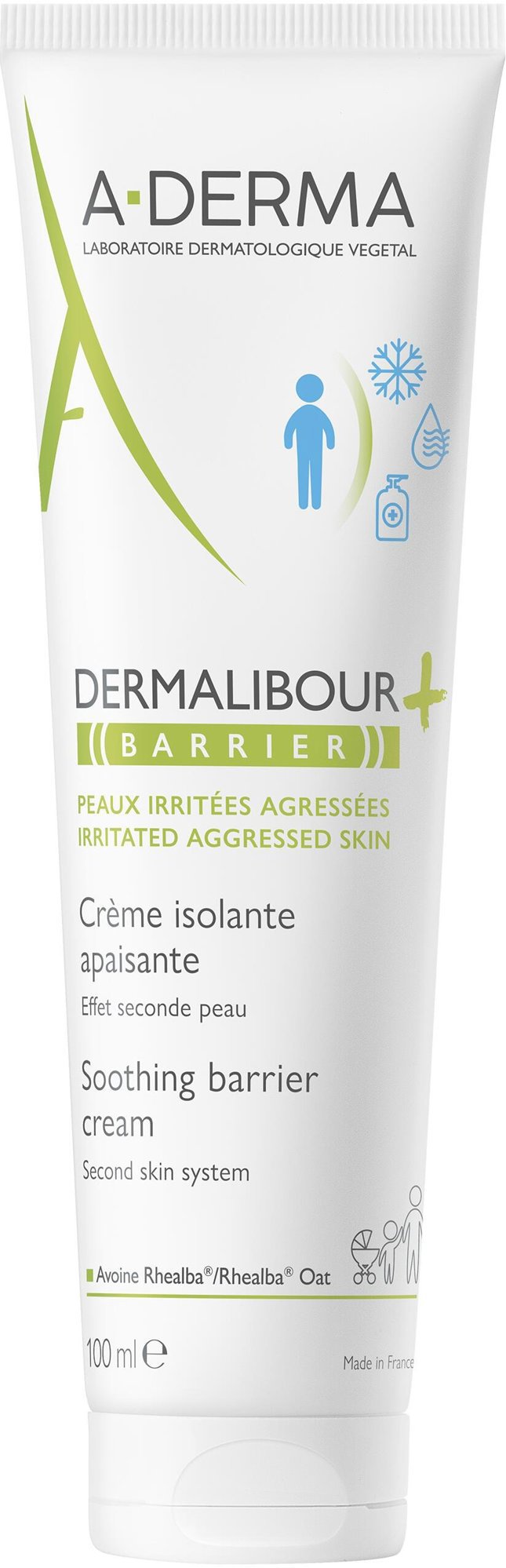 A-DERMA Dermalibour Barrier nyugtató védőkrém 100 ml