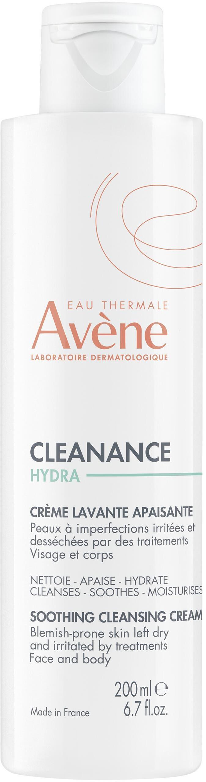 AVENE Cleanance Hydra Nyugtató lemosó krém 200 ml