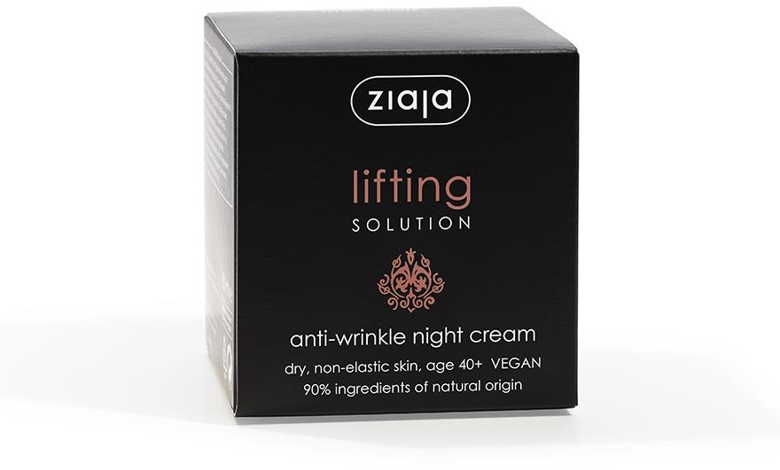 ZIAJA Lifting Solution 40+ éjszakai arckrém, 50 ml