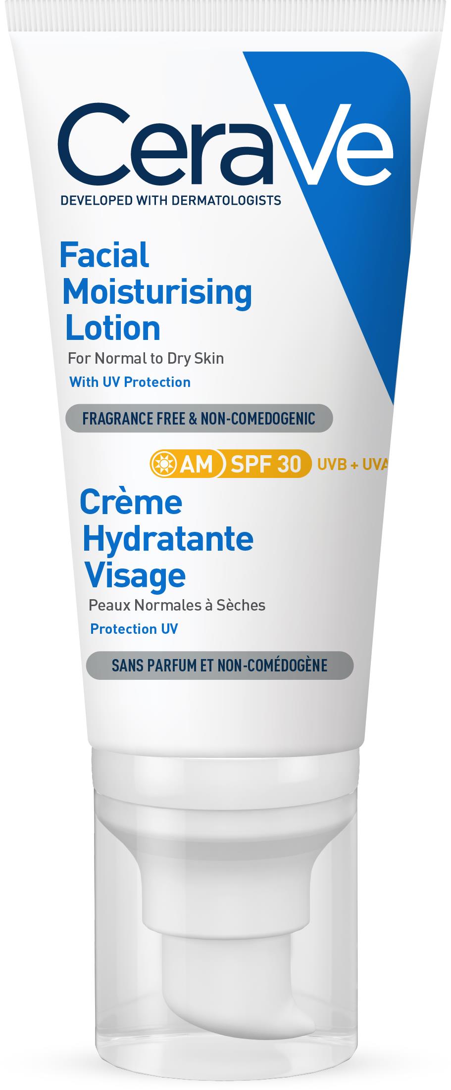 CERAVE hidratáló bőrápoló SPF30, 52 ml