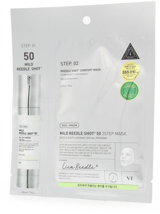 VT COSMETICS Mild Reedle Shot 50 2 lépéses maszk