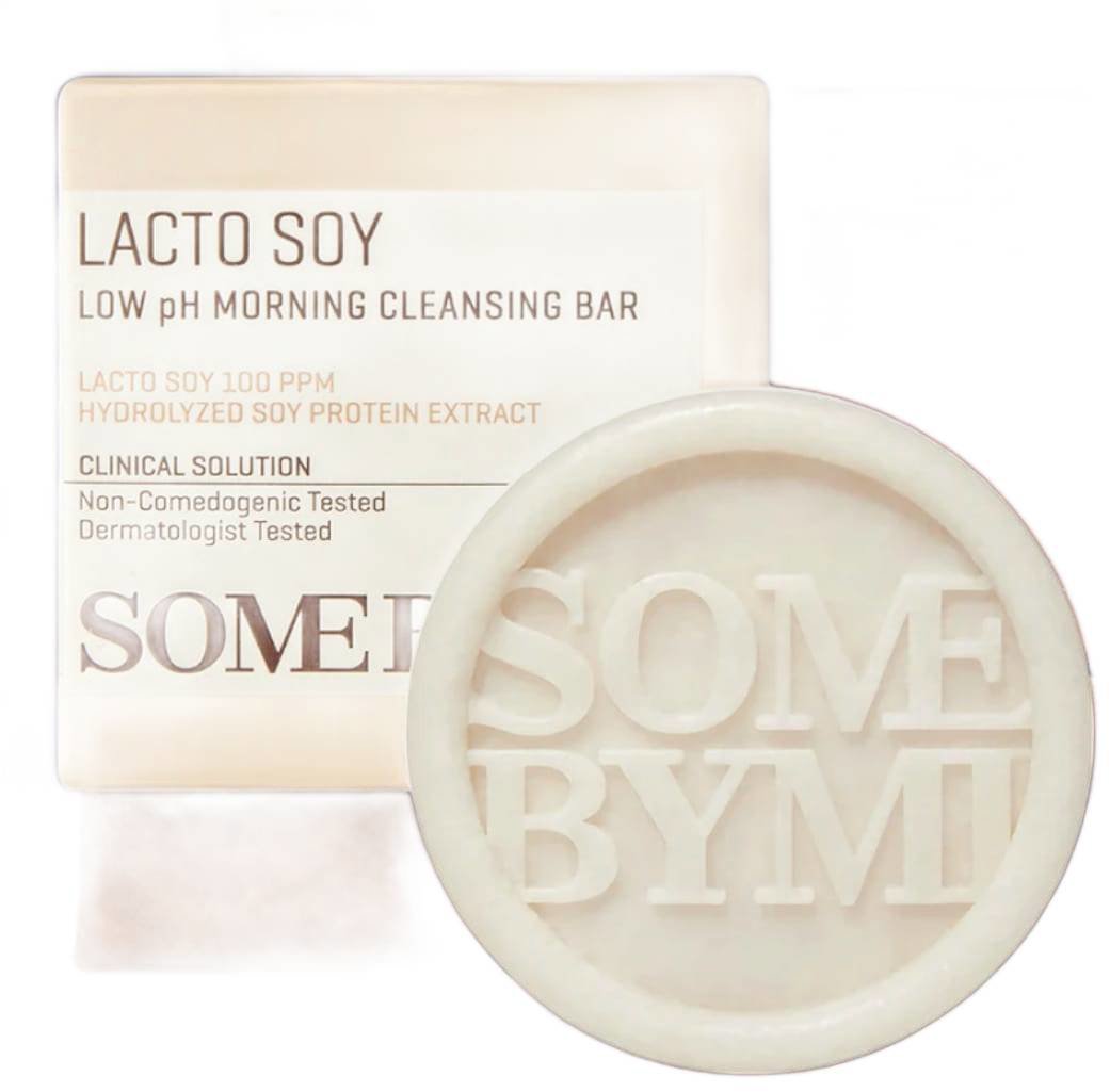 SOME BY MI Lactosoy Low Ph Morning Cleansing Bar Arctisztító szappan alacsony pH-val, 90 g