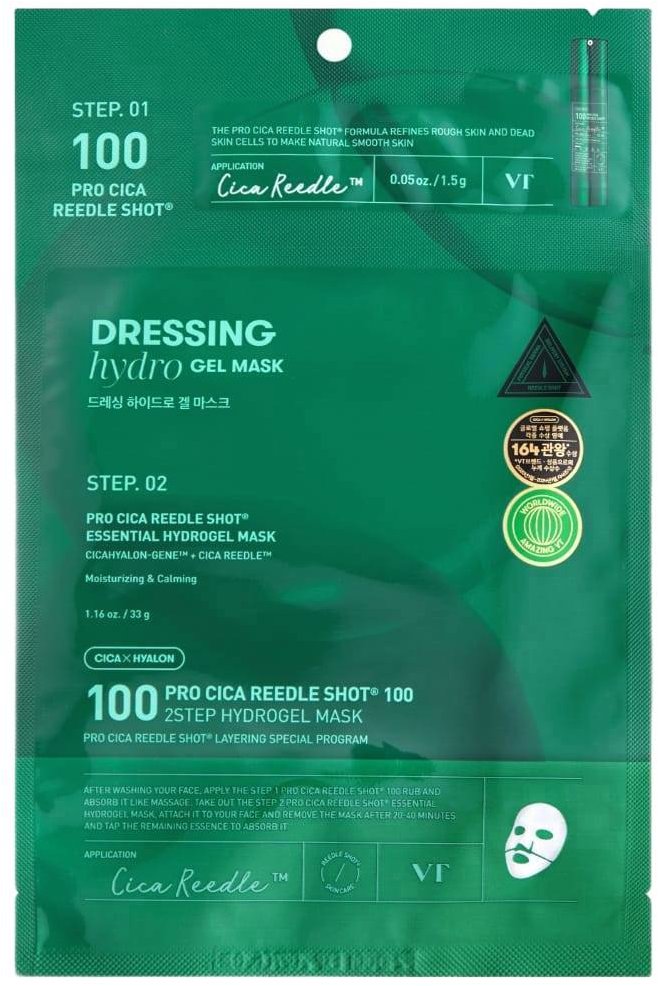 VT Pro Cica Reedle Shot 100 2 Step Hydrogel Mask