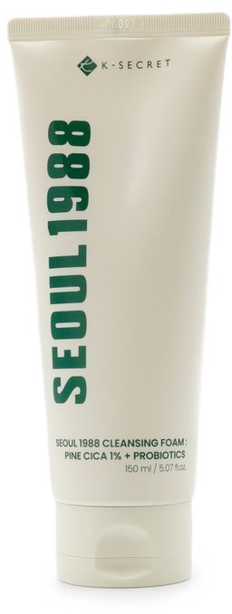 K-SECRET SEOUL 1988 Cleansing Foam : Pine Cica 1% + Probiotics, 150 ml