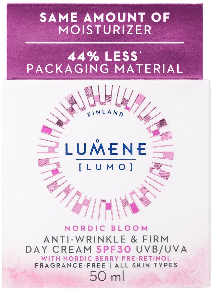 LUMENE Nordic Bloom Anti-wrinkle & Firm Day Cream SPF30 Fragrance-free 50 ml