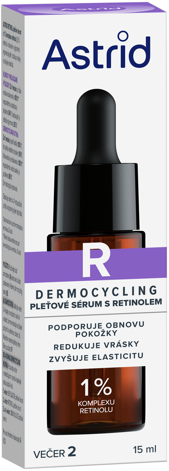 ASTRID Dermocycling Retinolos szérum, 15 ml