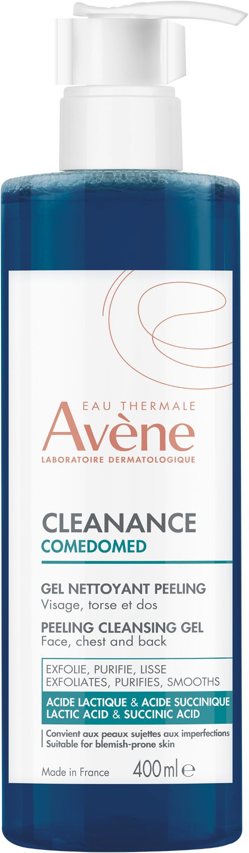 AVENE Cleanance ComedoMed hámlasztó tisztító gél, 400 ml