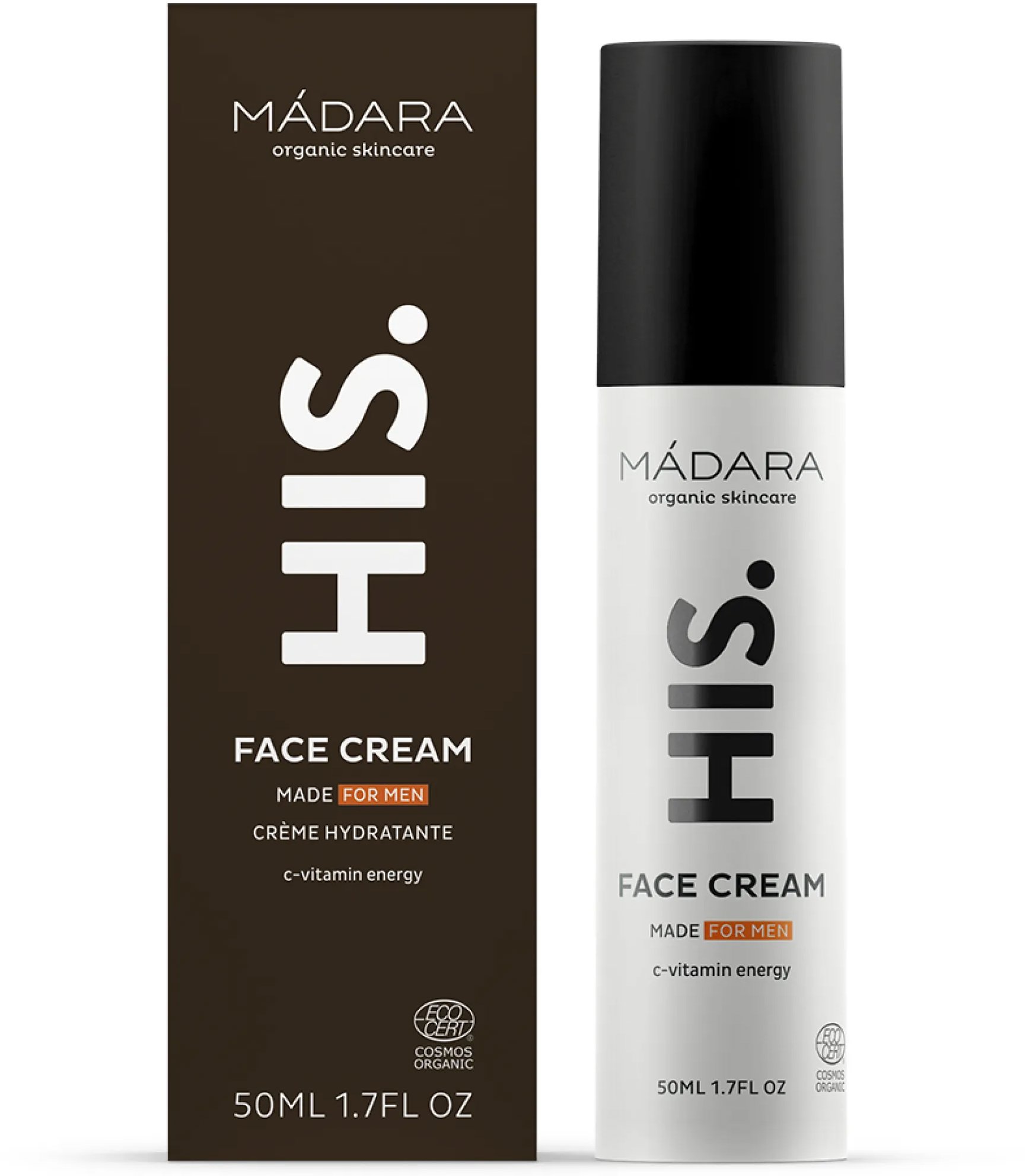MÁDARA His arckrém férfiaknak, 50ml