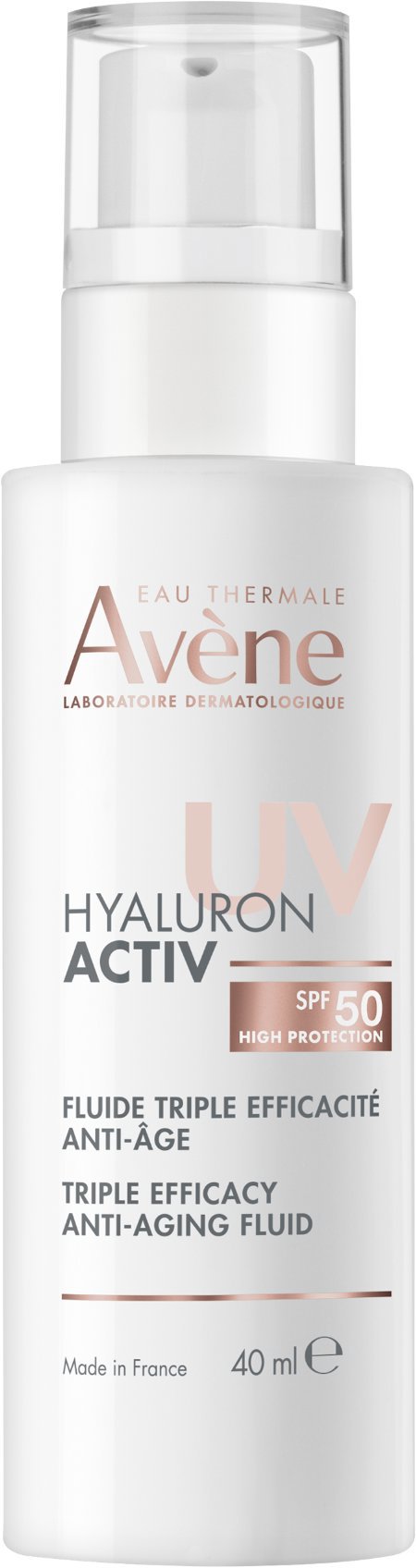 Avene Hyaluron Activ Anti-age Fluide SPF 50, 40 ml