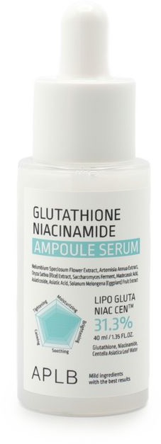 APLB Glutathione Niacinamide Ampoule Serum 40 ml