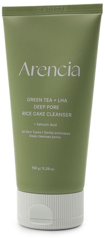 Arencia Green Tea + Lha Deep Pore Rice Cake Cleanser 150 g