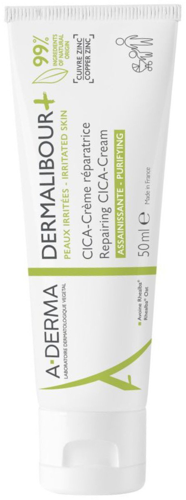 A-DERMA DERMALIBOUR+ Javító CICA-krém irritált bőrre 50 ml