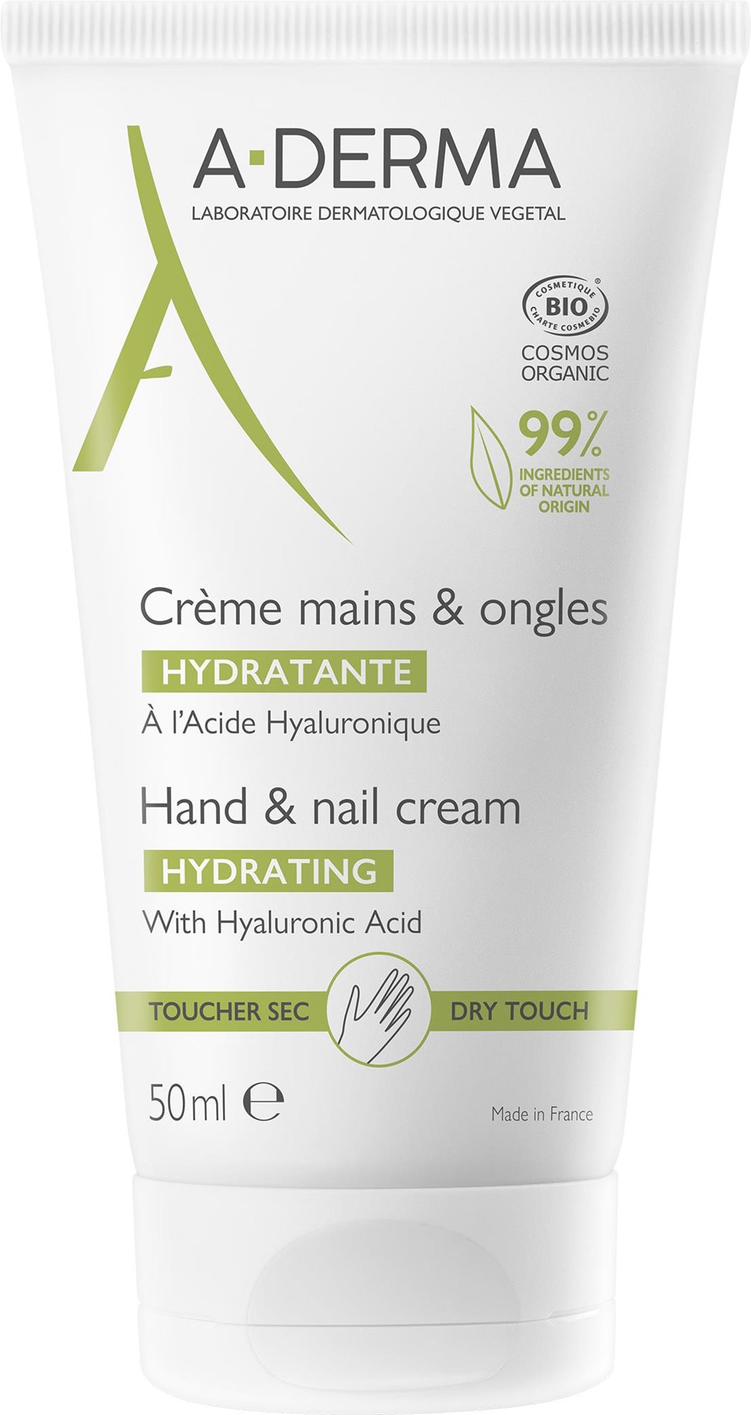 A-DERMA Hidratáló kéz- és körömápoló krém 50 ml