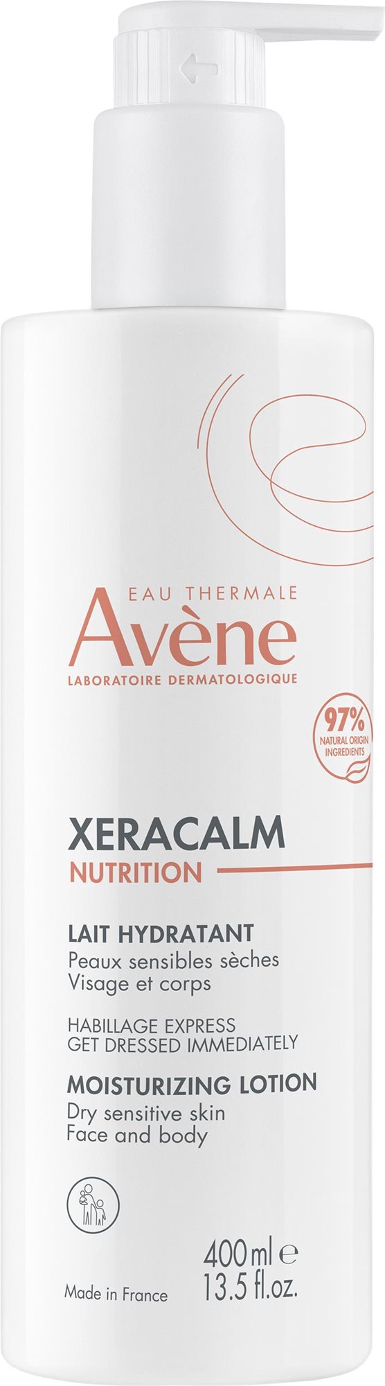 AVENE XeraCalm Nutrition - hidratáló, 400ml