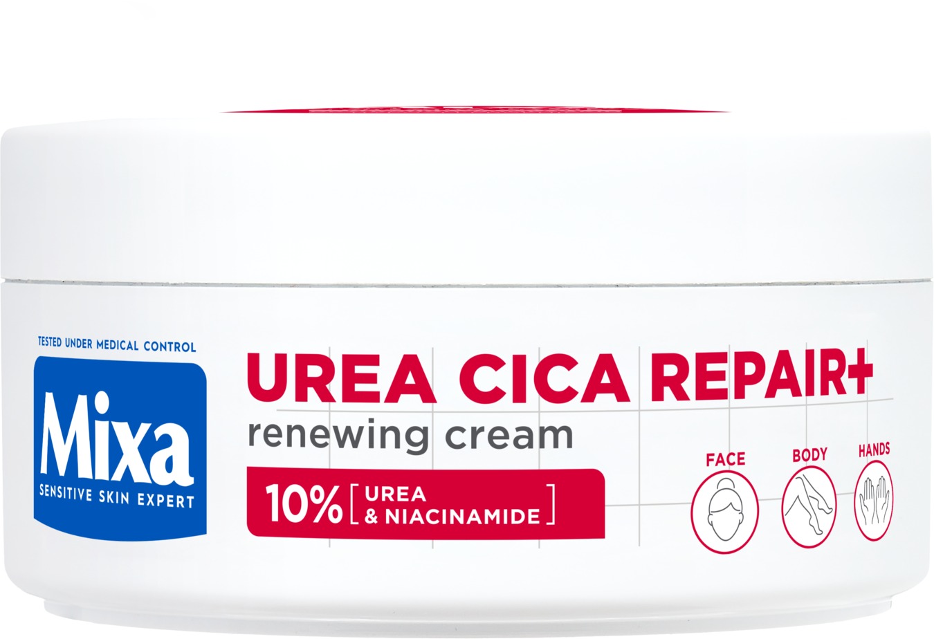 MIXA Urea Cica Repair+ regeneráló testápoló nagyon száraz, érdes bőrre, 150 m
