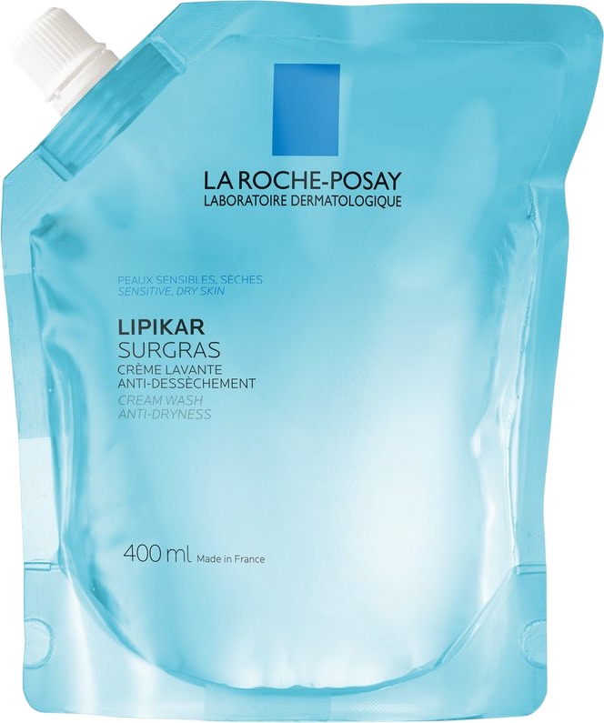 LA ROCHE-POSAY Lipikar Surgras utántöltő 400 ml