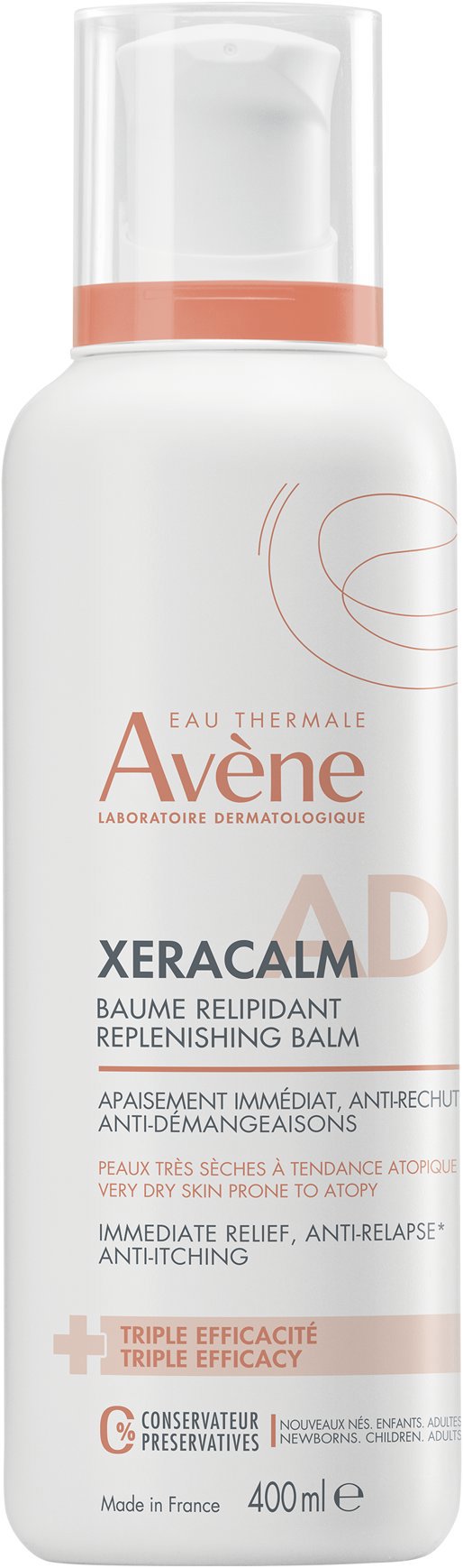 AVENE XeraCalm A. D. Lipidpótló balzsam, 400 ml
