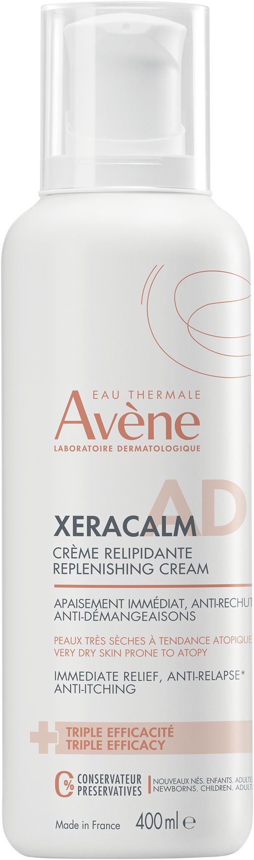 AVENE XeraCalm lipidpótló krém, 400 ml