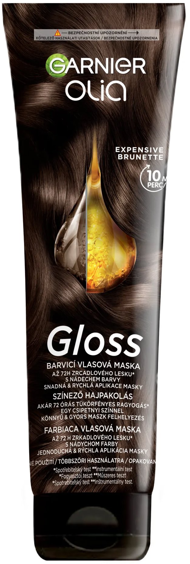 GARNIER Olia Expensive Brunette Színező hajpakolás, 150 ml