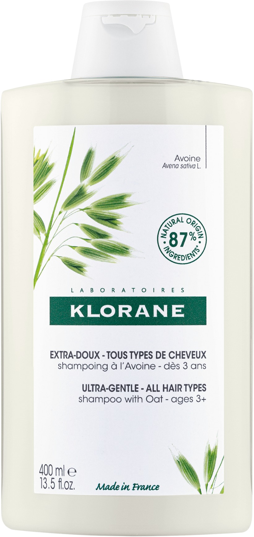 KLORANE Sampon zabbal ultra kíméletes 400 ml