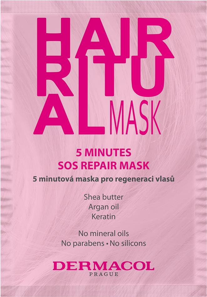DERMACOL Hair Ritual 5 perces regeneráló hajpakolás 15 ml