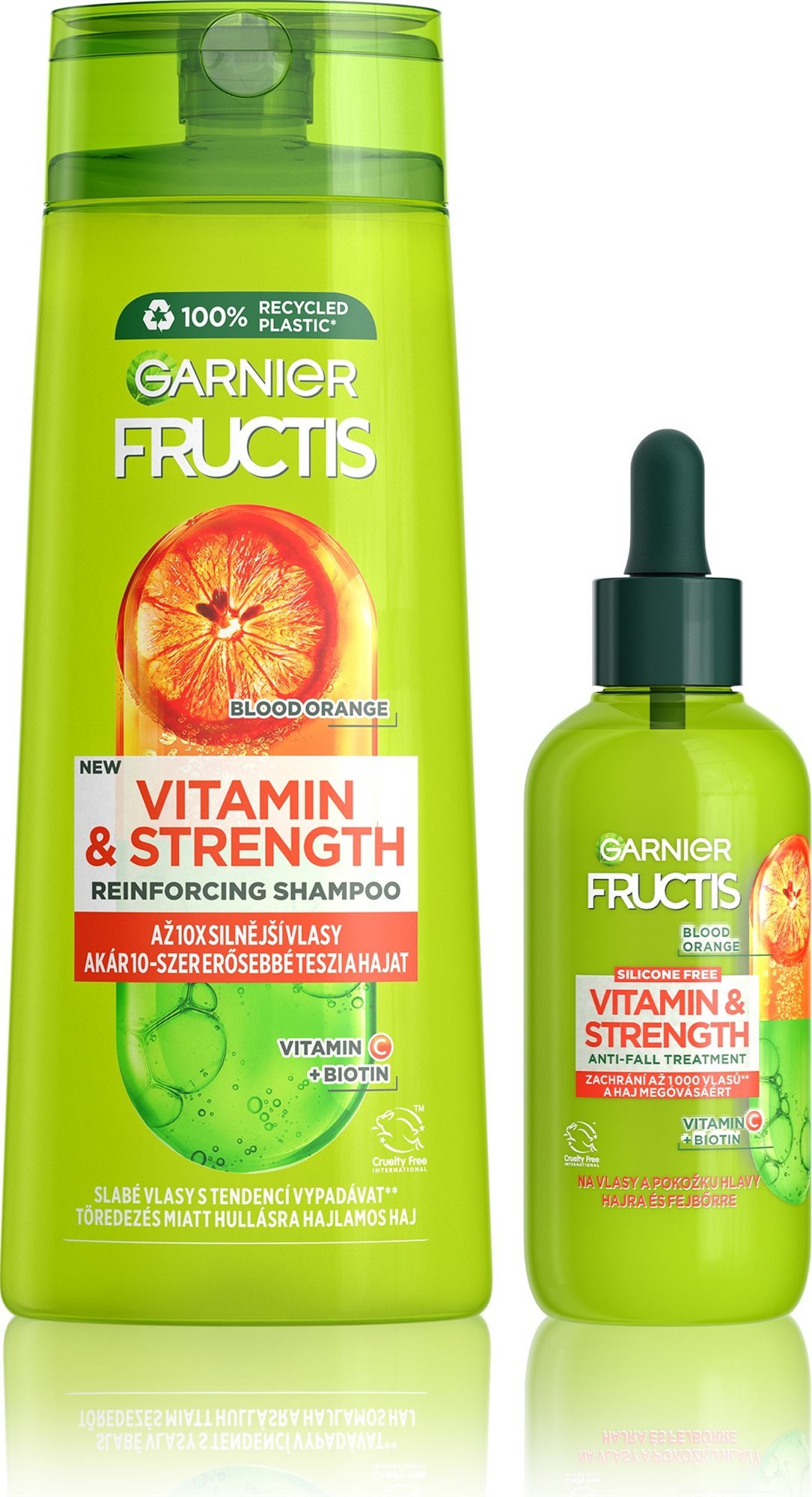 GARNIER Fructis Vitamin & Strength hajerősítő, 525ml
